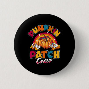 Pumpkin Patch Crew Kids Herbst Erntedank H Button