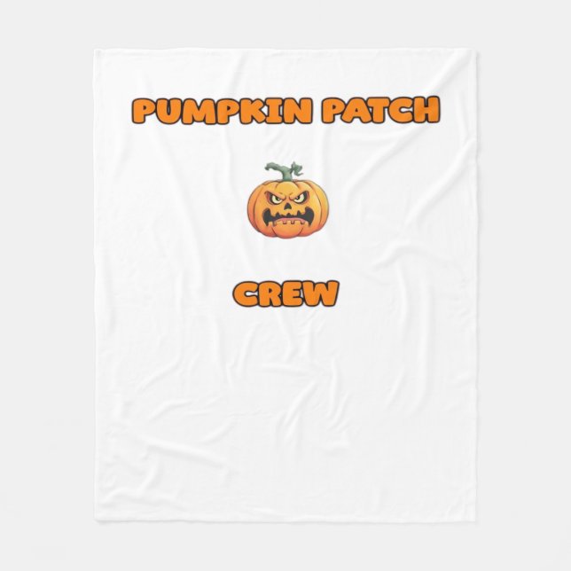 Pumpkin Patch Crew Matching Fall Outfits Classic T Fleecedecke (Vorderseite)
