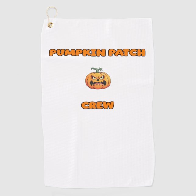 Pumpkin Patch Crew Matching Fall Outfits Classic T Golfhandtuch (Vorderseite)