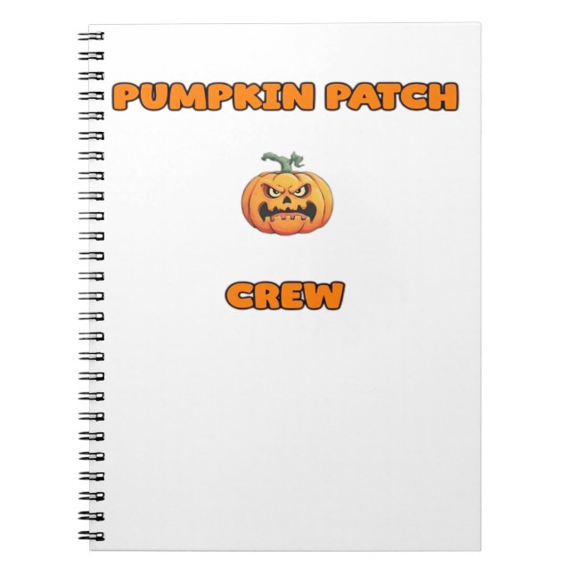 Pumpkin Patch Crew Matching Fall Outfits Classic T Notizblock (Vorderseite)