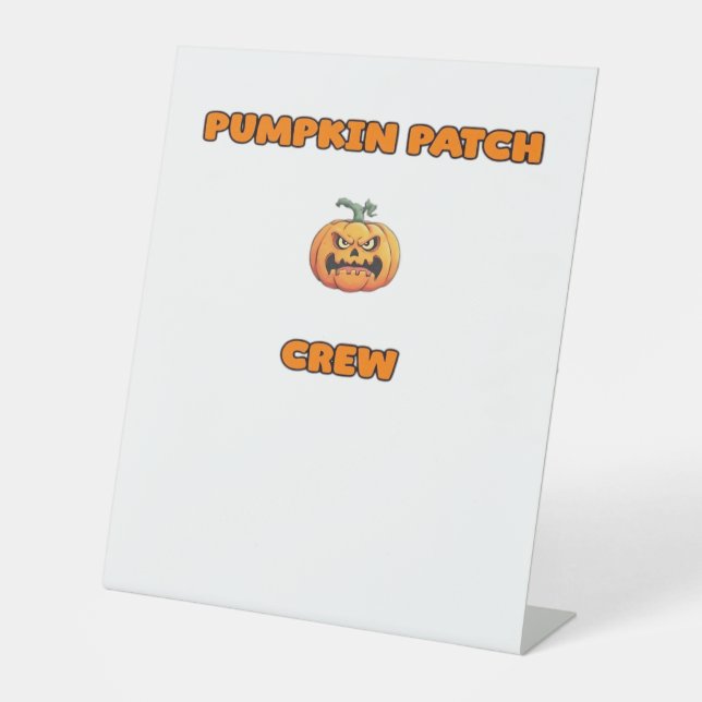 Pumpkin Patch Crew Matching Fall Outfits Classic T Sockelschild (Vorderseite)