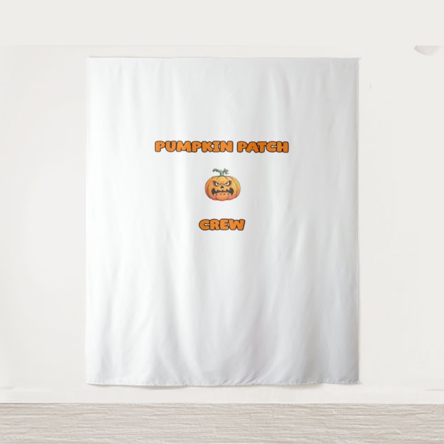 Pumpkin Patch Crew Matching Fall Outfits Classic T Wandteppich (Vorderseite)