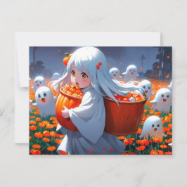 Pumpkin Patch Fright Postkarte