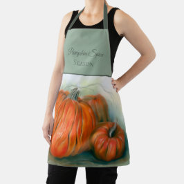 Pumpkin Patch Herbsttrio Pastel Art Schürze