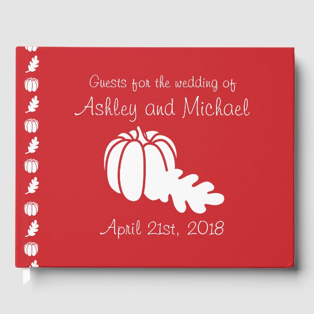Pumpkin Patch in Cherry Gästebuch (Vorderseite)