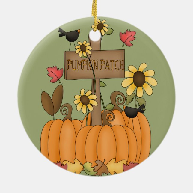Pumpkin Patch Keramikornament (Hinten)