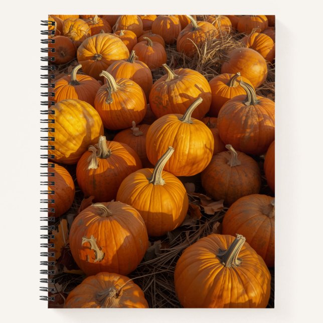 Pumpkin-Patch-Notebook Notizbuch (Vorderseite)