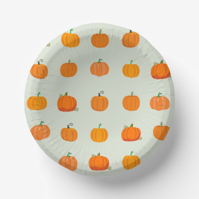 Pumpkin Patch Pappteller (Vorderseite)