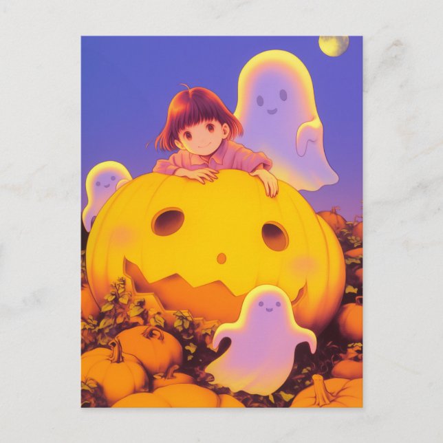 Pumpkin Patch Postkarte (Vorderseite)