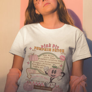 Pumpkin Patch Pumpkin Picking - Pink Pumpkin Tri-Blend Shirt