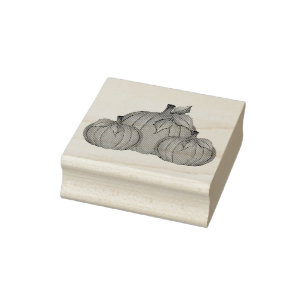 Pumpkin Patch Rubber-Briefmarke Gummistempel