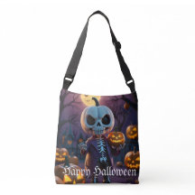 Pumpkin Patch Skeleton Companion Tasche