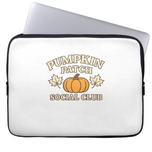 Pumpkin Patch Social Club - Gemütliche Herbstästhe Laptopschutzhülle