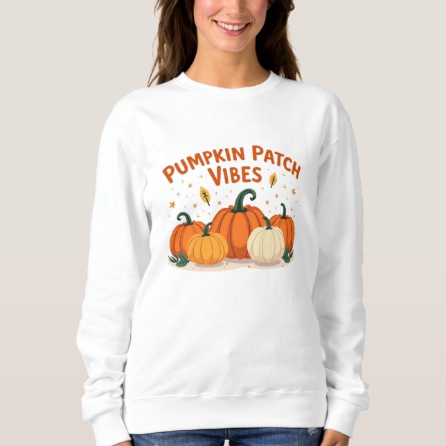 Pumpkin Patch Vibes Sweatshirt (Vorderseite)