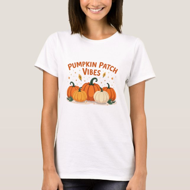 Pumpkin Patch Vibes T-Shirt (Vorderseite)