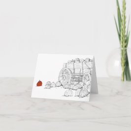 Pumpkin Patch Wagon Karte