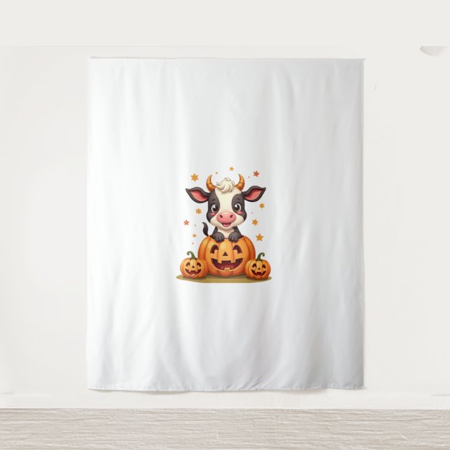 Pumpkin-Patchkuh Wandteppich (Vorderseite)