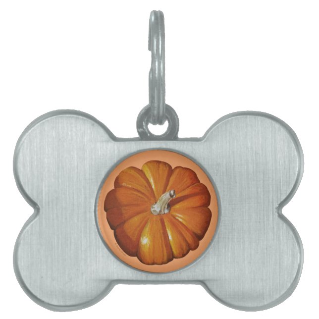 Pumpkin-Pet-Tags Tiermarke (Vorderseite)
