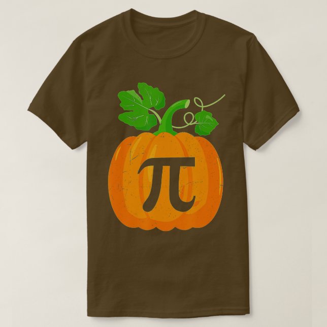 Pumpkin Pi Math Teacher Halloween Erntedank Pie T-Shirt (Design vorne)