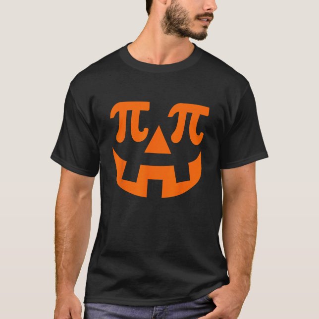 Pumpkin Pi Shirt Funny Halloween Erntedank Mah (Vorderseite)