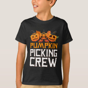 Pumpkin Picking Crew Halloween Familie Matching T-Shirt