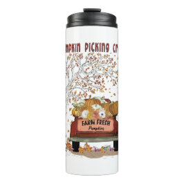 Pumpkin Picking-Crew Thermosbecher