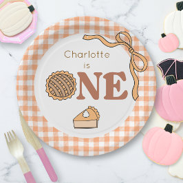 Pumpkin Pie 1. Geburtstag Pappteller