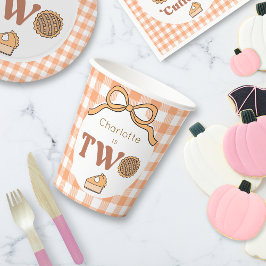 Pumpkin Pie 2. Geburtstag Pappbecher