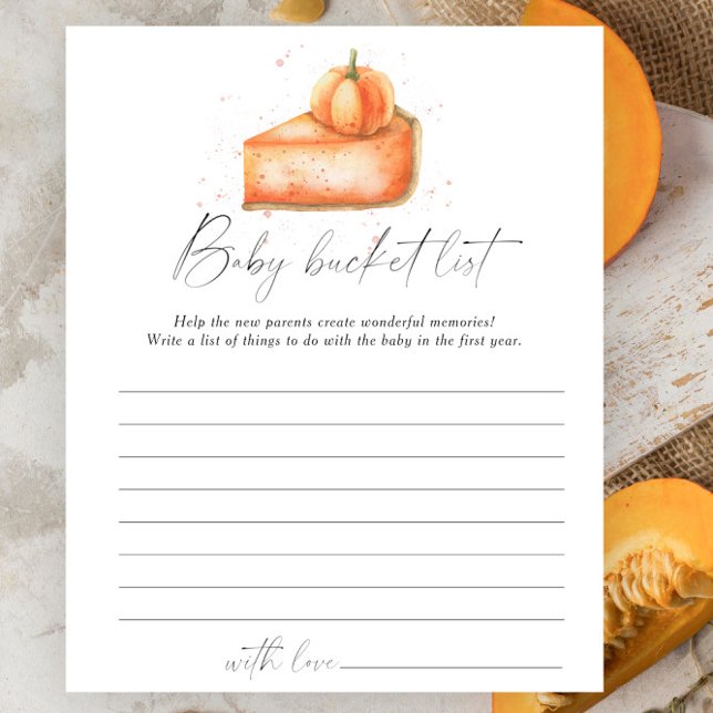 Pumpkin Pie - Baby Eimer List Game (Von Creator hochgeladen)