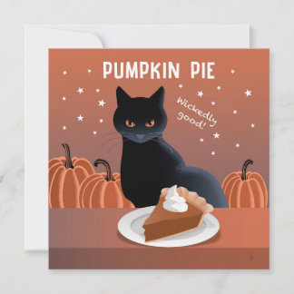 Pumpkin Pie card