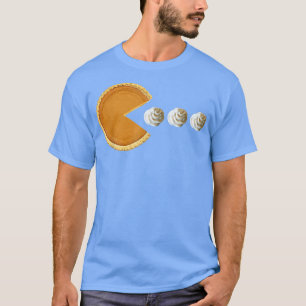 Pumpkin Pie Eating Cream Funny Boys Danke T-Shirt