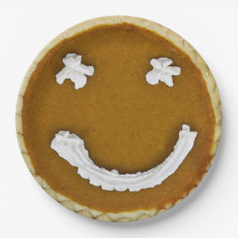 Pumpkin Pie Face Pappteller