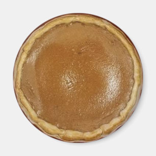 Pumpkin Pie Food Foto Magnet