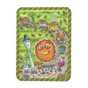 PUMPKIN PIE & FREUNDS ERNTEDANK DAOD MAGNET