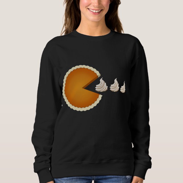 Pumpkin Pie Funny Math Halloween Kostüm Thanksgiv Sweatshirt (Vorderseite)