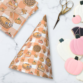 Pumpkin Pie Gingham Partyhütchen