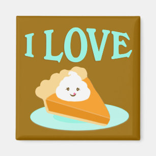 Pumpkin Pie Liebe Magnet
