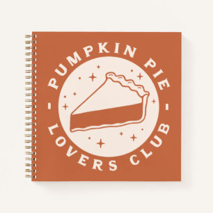 Pumpkin Pie Lovers Club Notizbuch