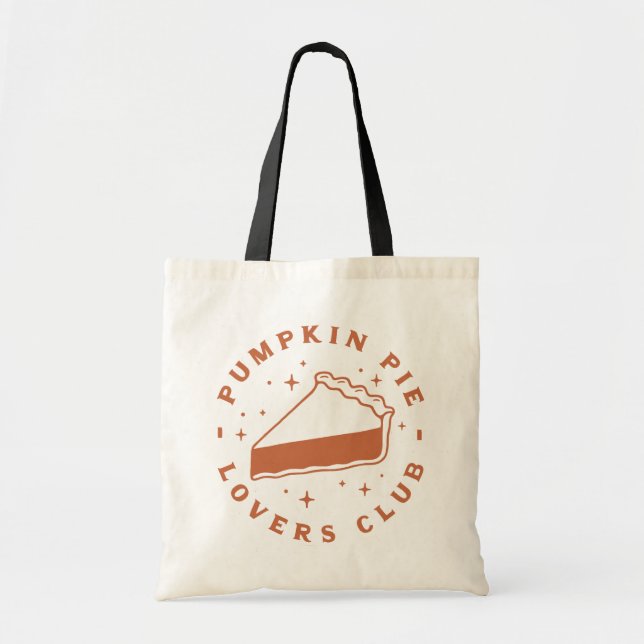 Pumpkin Pie Lovers Club Tragetasche (Vorne)