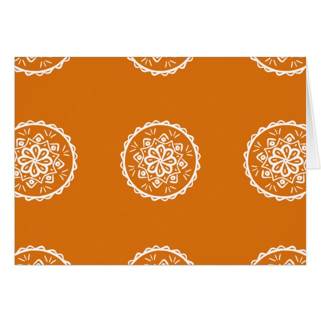 Pumpkin Pie Mandala (Vorderseite (Horizontal))