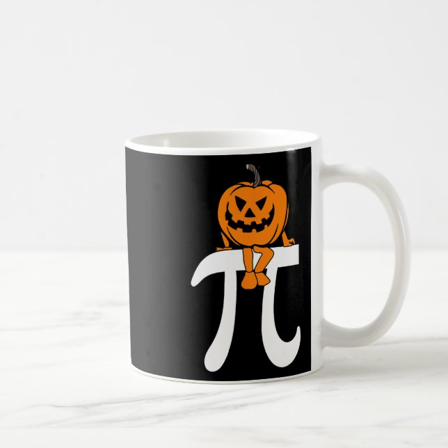 Pumpkin Pie Math Funny Halloween Erntedank Pi D Kaffeetasse (Rechts)