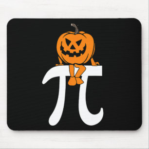 Pumpkin Pie Math Funny Halloween Erntedank Pi D Mousepad