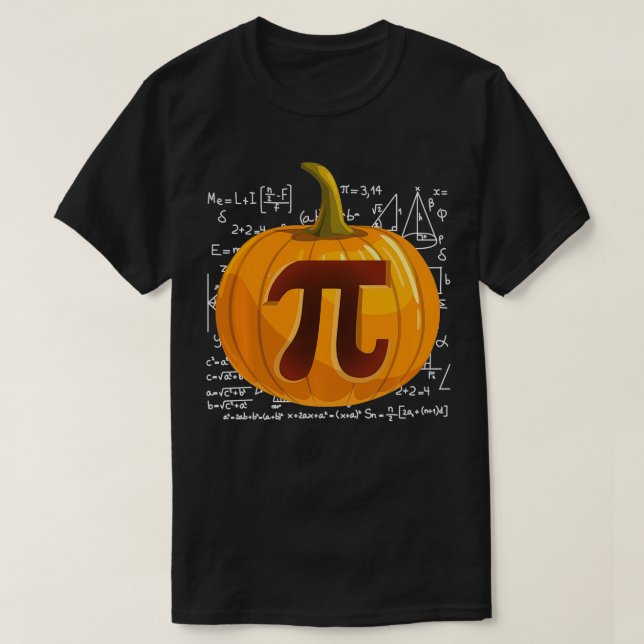 Pumpkin Pie Math Funny Halloween Erntedank Pi T-Shirt (Design vorne)