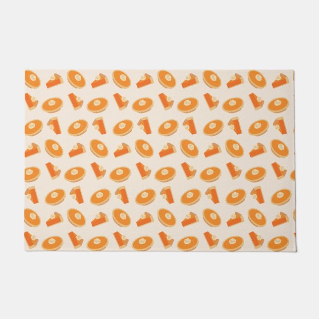 Pumpkin Pie Pattern Fußmatte (Vorderseite)