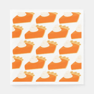 Pumpkin Pie Pattern Serviette