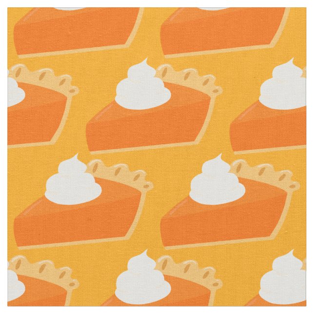 Pumpkin Pie Pattern Stoff (Nahaufnahme)