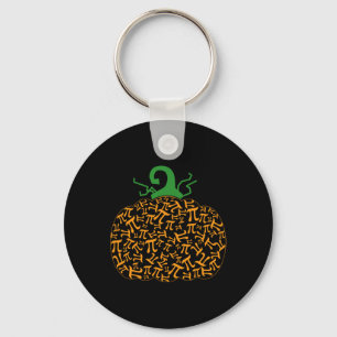 Pumpkin Pie Pi Tag 3.14 Symbol Geek Stem Math Teac Schlüsselanhänger