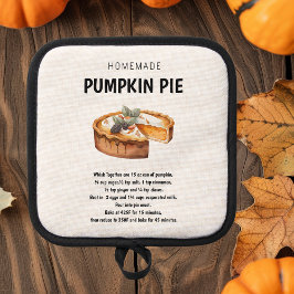 "Pumpkin Pie Rezept Gemütliche Geschenkideen Topflappen