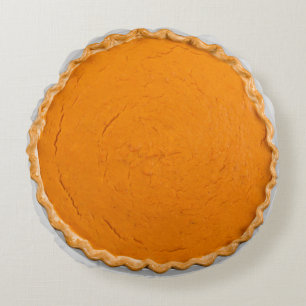 Pumpkin Pie Rundes Kissen