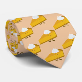 Pumpkin Pie Slice Cartoon Charakter Neuheit Krawat Krawatte